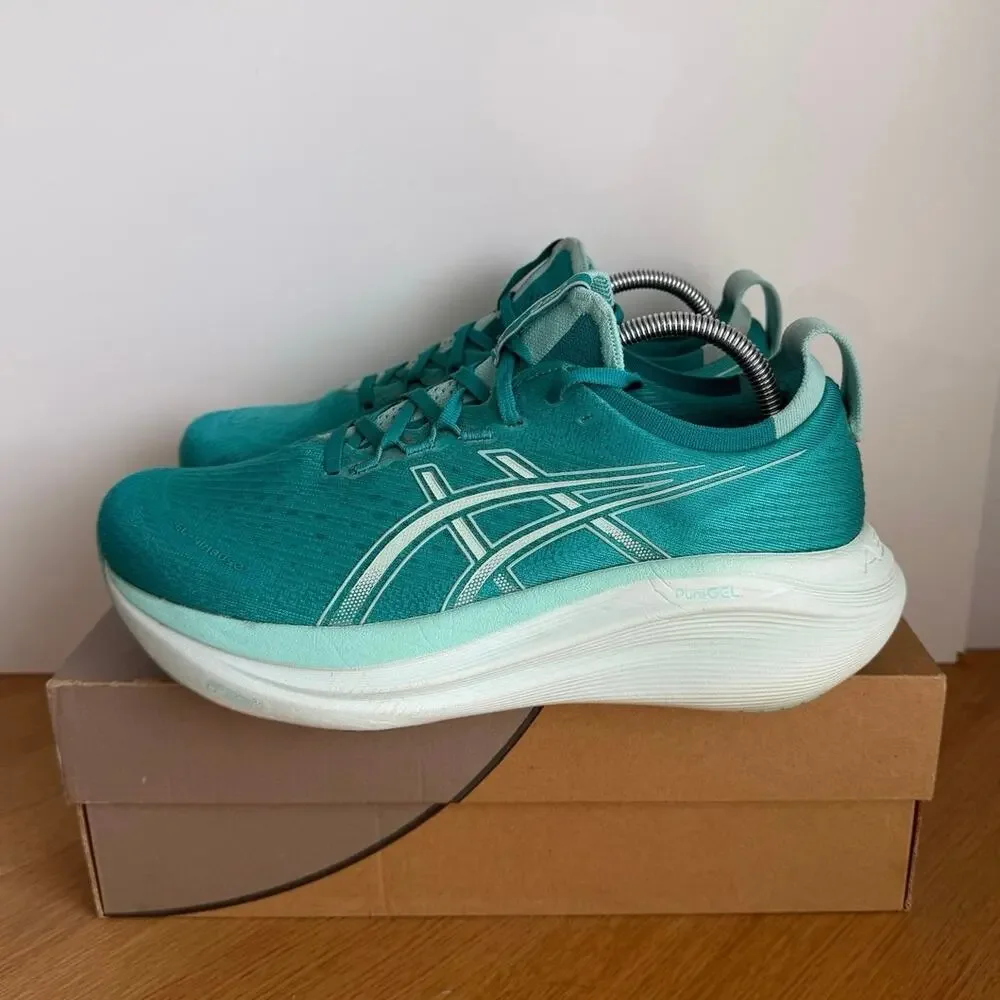 ASICS Gel Nimbus 27 ‘Wave Teal’ Women Running Sneakers- SZ 10.5